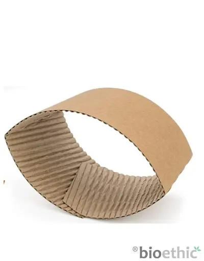 kraft cardboard sleeve protection for Ø80mm cups