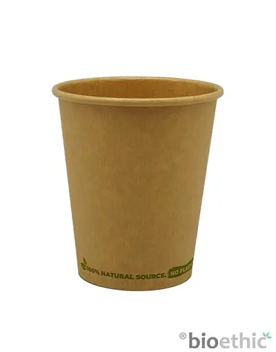 copo de papel kraft 240ml (8Oz)  0% plástico